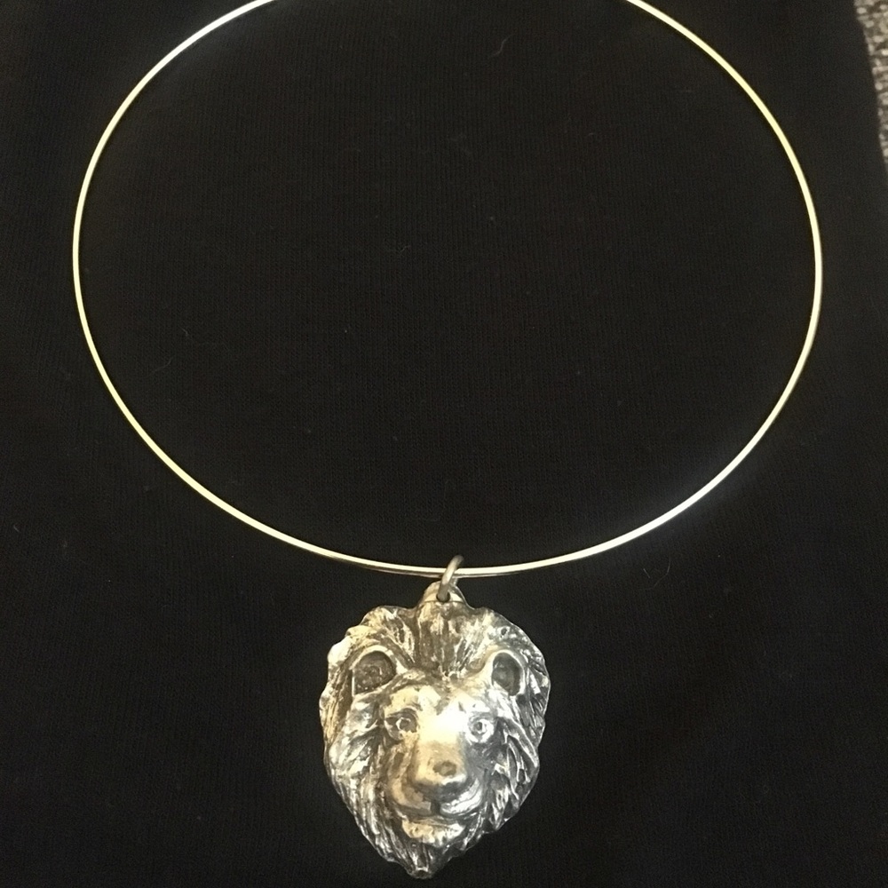 ❗️SOLD❗️Metzke Pewter Lion Pendant from 1974